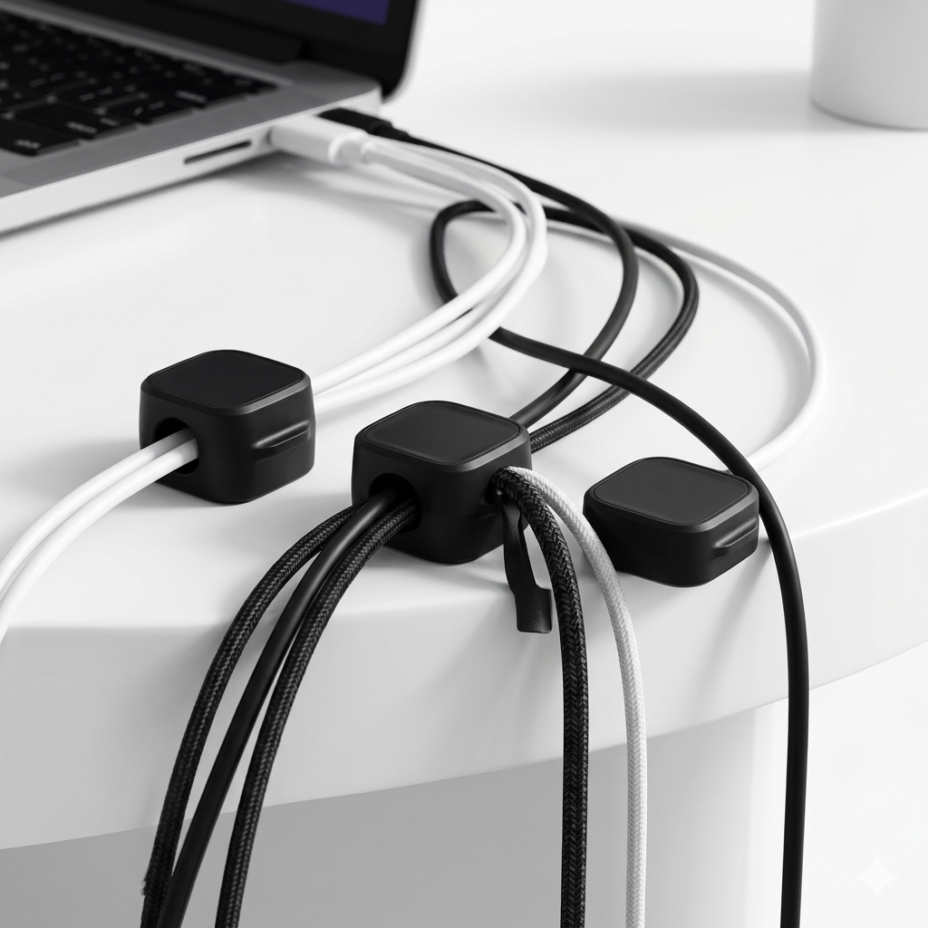 Magnetic Cable Organizer – Clean Desk, Zero Clutter