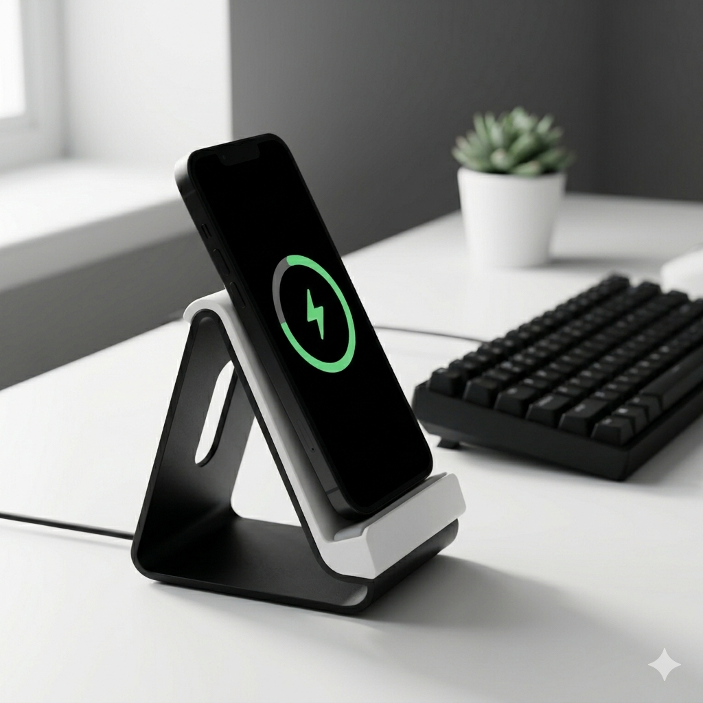 Magnetic Wireless Charging Stand – Fast, Sleek & Cable-Free